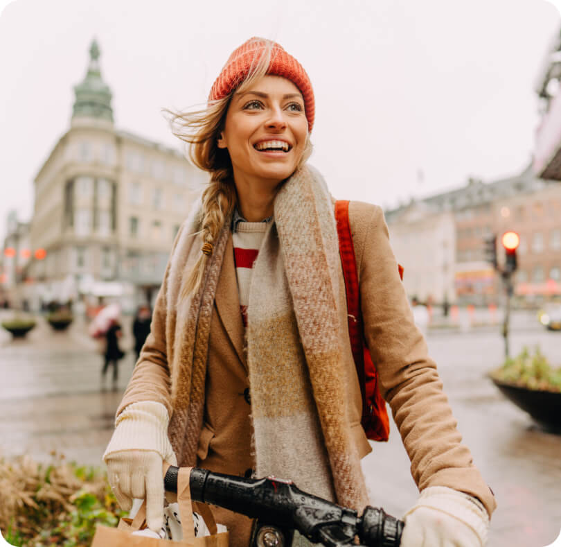 femme velo