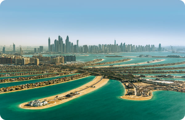 Panorama de Dubaï, destination d’expatriation avec Grospiron