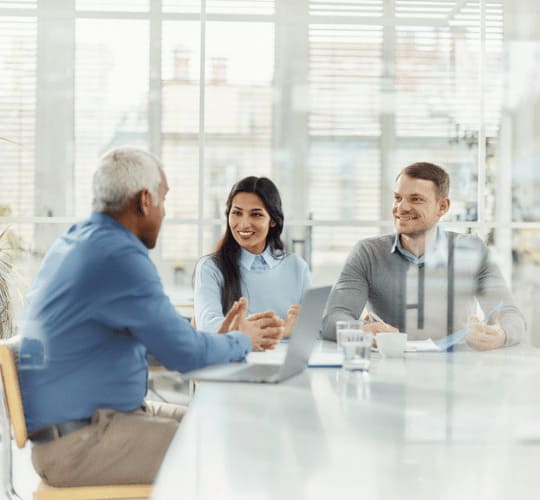 Réunion de préparation à un déménagement d’entreprise avec Grospiron