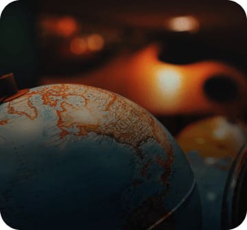 Globe terrestre symbolisant les guides pays Grospiron pour déménagement international